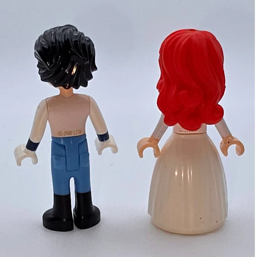 LEGO Mini Doll Figures Ariel & Prince Eric Multi Figs Good Condition Pre-owned